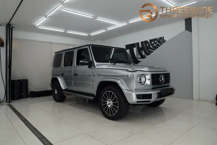 벤츠 G400D & G63AMG 도색같은 고광도 메탈릭실버로 전체랩핑 / 성남,판교,분당.강남