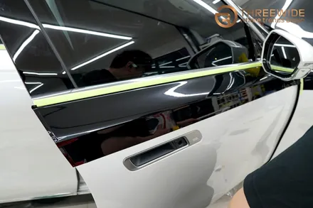 분당 BMW i7, 상단 투톤 고광택 투톤 랩핑 시공기 (#전체 #부분 #마이바흐룩 #판교 #코치라인) / 성남시 수정구 시흥동