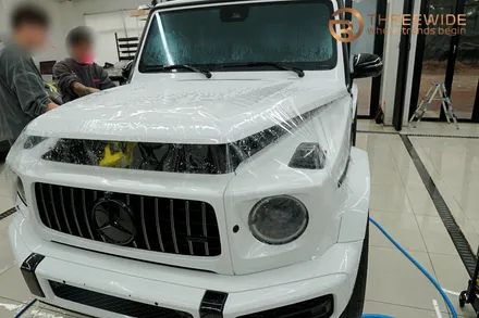 벤츠 G63 AMG, 프론트 PPF 패키지 시공기 (#본넷 #헤드라이트 #프론트휀더 #생활보호PPF패키지 #스모그필름 #분당 #판교) / 성남시 수정구 시흥동