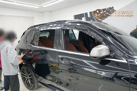 BMW X5, 고광택 랩핑부터 키드니 그릴 교체까지 한 번에! (#전체랩핑 #크롬죽이기 #크롬딜리트 #분당 #판교) / 성남시 수정구 시흥동