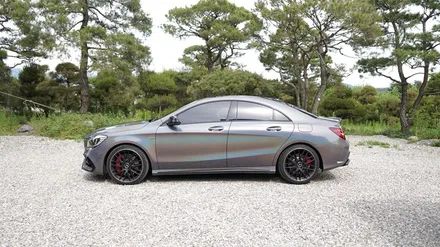 (분당 랩핑 ppf) cla45amg 홀로그램 무지개 필름 시공 (싸이키델릭 psychedelic) / 성남시 수정구 시흥동