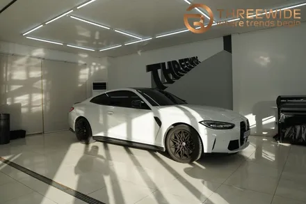 BMW M3 엘비옐로우로 순정 도색같이 랩핑했어요 / 성남,판교,분당.강남