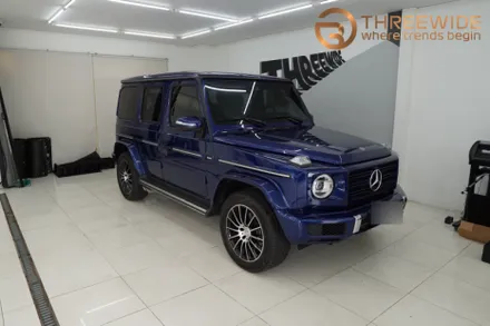 벤츠 G400D & G63AMG 도색같은 고광도 메탈릭실버로 전체랩핑 / 성남,판교,분당.강남