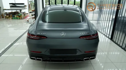 분당 크롬 죽이기 랩핑, 스포티함을 원한다면 이런 시공을 추천드려요! (#벤츠 #amg gt63 #무광카본 #크롬딜리트 #판교) / 성남,판교,분당.강남