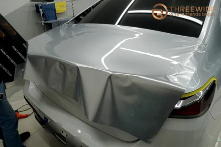 BMW i7(740) 투톤 랩핑, 은은한 순정 느낌 그대로 (#듀오톤 #메탈릭실버 #분당 #판교) / 성남시 수정구 시흥동