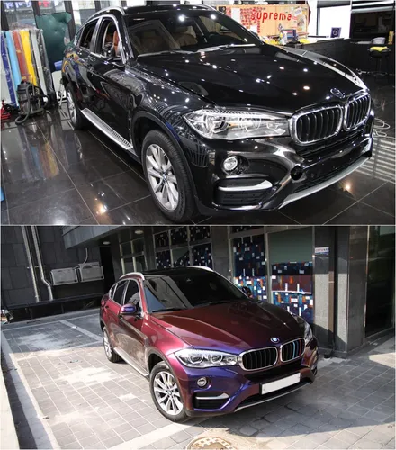 수원 랩핑 BMW X6 카멜레온 시공기! / 성남시 수정구 시흥동