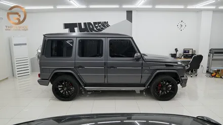 (분당 PPF) 벤츠 G63 AMG 지바겐 사틴 그레이 전체랩핑 / 성남시 수정구 시흥동
