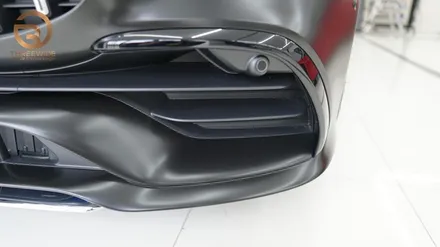 (분당 랩핑) 벤츠 AMG GT4 사틴블랙 전체 랩핑 / 성남,판교,분당.강남