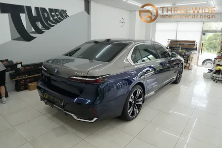 BMW 750e (i7 m70) 순정처럼 투톤랩핑 했어요 / 성남,판교,분당.강남