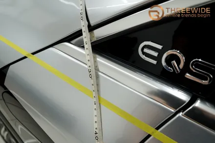전기차 최상위 포식자, 벤츠 EQS SUV 실버 메탈릭 전체 랩핑 (#투톤랩핑 #실내PPF #분당 #판교) / 성남시 수정구 시흥동