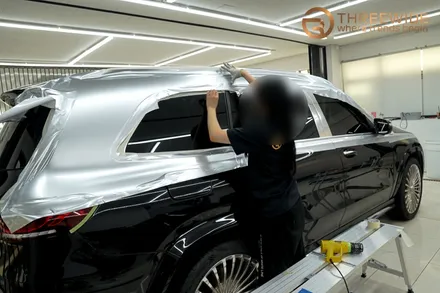 벤츠 GLS 600 마이바흐, 고광도 럭셔리 마이바흐 룩은 이렇게! (#투톤랩핑 #듀오톤랩핑 #코치라인 #분당 #판교) / 성남시 수정구 시흥동