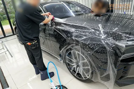 분당 BMW PPF 시공 1st, 신형 7시리즈 프론트 PPF 패키지 (#생활보호패키지 #부분PPF #B필러 #용인 #판교) / 성남시 수정구 시흥동