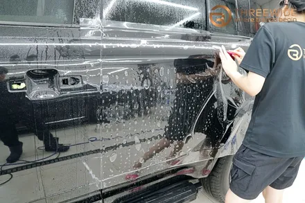랜드로버 디펜더, 올블랙 색상에게 가장 필요한 외부 전체 PPF 시공기 (#분당 #판교) / 성남시 수정구 시흥동