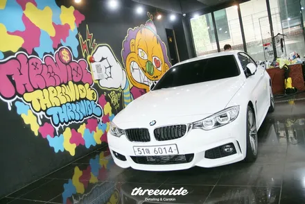 bmw 428i 사틴 그레이 전체랩핑 작업기 / 성남시 수정구 시흥동