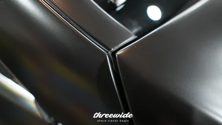 벤츠 c63 amg [사틴 블랙 전체랩핑] / 성남시 수정구 시흥동
