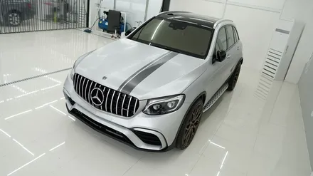 (분당 랩핑 ppf) 벤츠 glc43amg 사틴 실버 전체시공 / 성남시 수정구 시흥동