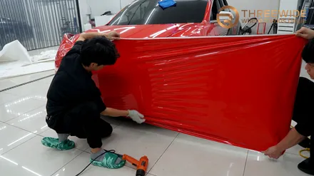 분당판교 테슬라 랩핑, 그라데이션 랩핑으로 유니크한 내 차를 갖길 원한다면! (#테슬라모델3 #랩핑 #보험처리) / 성남,판교,분당.강남
