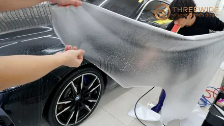 PPF 필름으로 무광 랩핑까지 한 번에? (#BMW #8시리즈 #무광PPF #윈드쉴드 #라이트필름 #분당판교)