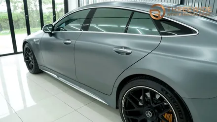분당 크롬 죽이기 랩핑, 스포티함을 원한다면 이런 시공을 추천드려요! (#벤츠 #amg gt63 #무광카본 #크롬딜리트 #판교) / 성남,판교,분당.강남