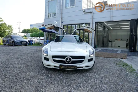 분당 벤츠 SLS, 오래된 PPF 황변이 생겼다면 이런 방법으로!? (#벤츠 #SLS #AMG #PPF제거 #광택 #분당 #판교) / 성남시 수정구 시흥동