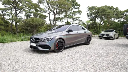 (분당 랩핑 ppf) cla45amg 홀로그램 무지개 필름 시공 (싸이키델릭 psychedelic) / 성남시 수정구 시흥동