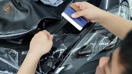 (분당 랩핑 ppf) 포르쉐 파나메라 4s 앞범퍼 필름 보험수리 / 성남시 수정구 시흥동