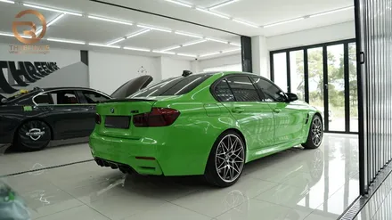 (분당 PPF) BMW M3 컴페티션 그린 랩핑 / 성남시 수정구 시흥동