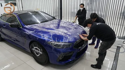 (분당 랩핑) BMW M8 무광 PPF 시공 / 성남시 수정구 시흥동