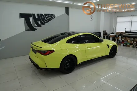 BMW M3 엘비옐로우로 순정 도색같이 랩핑했어요 / 성남,판교,분당.강남