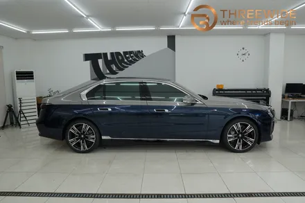 BMW 750e (i7 m70) 순정처럼 투톤랩핑 했어요 / 성남,판교,분당.강남
