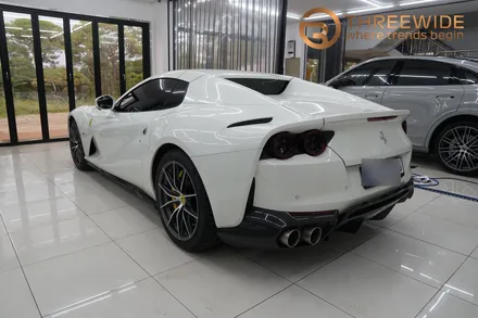 페라리 812 GTS 랩핑 전문점에서 커스텀 데칼 시공 / 성남,판교,분당.강남
