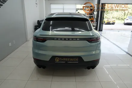 포르쉐 카이엔쿠페 이노즈텍 어반밤부 전체랩핑 / 성남,판교,분당.강남