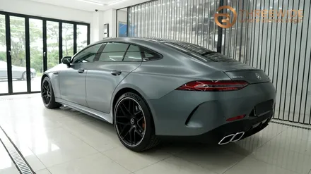 분당 크롬 죽이기 랩핑, 스포티함을 원한다면 이런 시공을 추천드려요! (#벤츠 #amg gt63 #무광카본 #크롬딜리트 #판교) / 성남,판교,분당.강남