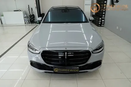 벤츠 S클래스, 포르쉐 시그니처 컬러 선택이 가능한 이유! (#전체랩핑 #크레용 #S580 #분당 #판교) / 성남시 수정구 시흥동