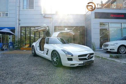 분당 벤츠 SLS, 오래된 PPF 황변이 생겼다면 이런 방법으로!? (#벤츠 #SLS #AMG #PPF제거 #광택 #분당 #판교) / 성남시 수정구 시흥동