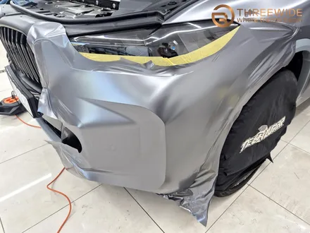 BMW X5, 사틴 그레이 & 실내 카본 전체 랩핑 시공 했어요! / 성남시 수정구 시흥동