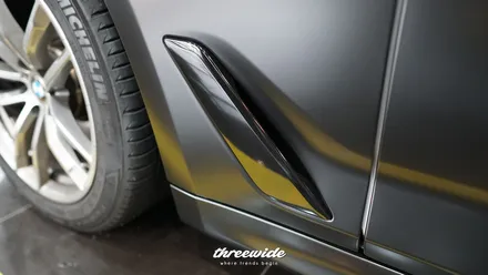 BMW 520D [사틴 블랙 전체랩핑] / 성남시 수정구 시흥동