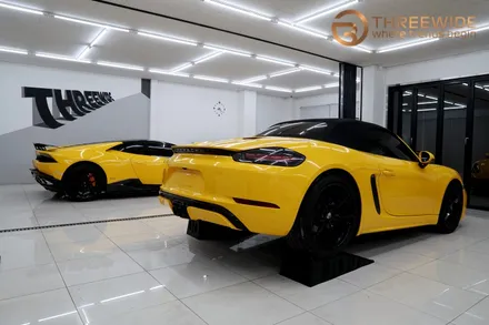 포르쉐 718 박스터 gts 보험처리 랩핑 수리 / 성남,판교,분당.강남
