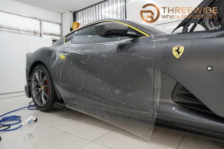 무광 페라리 812 컴페티지오네 PPF 전체랩핑 / 성남,판교,분당.강남