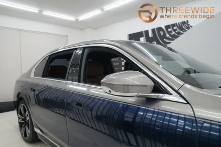 순정컬러와 동일하게 bmw i7 투톤랩핑 / 성남,판교,분당.강남