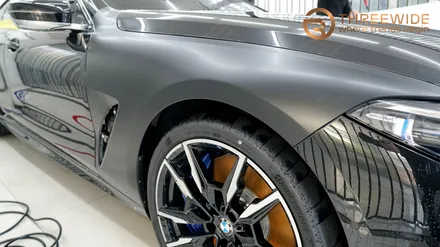 PPF 필름으로 무광 랩핑까지 한 번에? (#BMW #8시리즈 #무광PPF #윈드쉴드 #라이트필름 #분당판교)