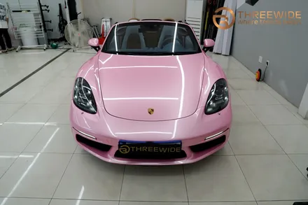 이 세상에 단 하나뿐인 프러포즈 선물, 포르쉐 718 박스터 (#전체랩핑 #핑크파우더 #고광택 #분당 #판교) / 성남,판교,분당.강남