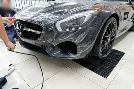 벤츠 분당 사고 처리, 부분 PPF 재시공 가능할까? (#AMGGT #프론트PPF #사고처리 #보험처리 #판교) / 성남시 수정구 시흥동