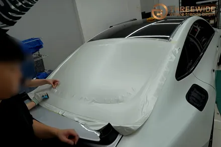 벤츠 GT63, 내 차를 완전히 다르게 만드는 방법!? (#전체랩핑 #사틴펄화이트 #3M #분당 #판교) / 성남시 수정구 시흥동