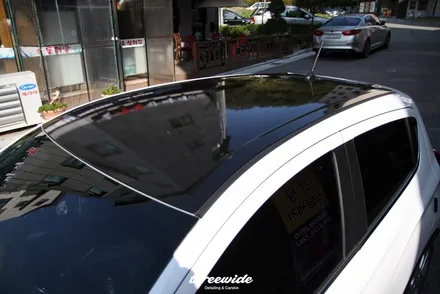 쉐보레 스파크에 루프스킨과 사이드미러를 랩핑해보자! / 성남시 수정구 시흥동