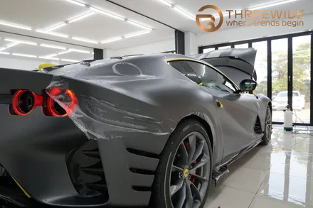 무광 페라리 812 컴페티지오네 PPF 전체랩핑 / 성남,판교,분당.강남