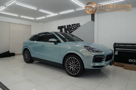 포르쉐 카이엔쿠페 이노즈텍 어반밤부 전체랩핑 / 성남,판교,분당.강남