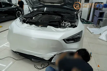 벤츠 GT63, 내 차를 완전히 다르게 만드는 방법!? (#전체랩핑 #사틴펄화이트 #3M #분당 #판교) / 성남시 수정구 시흥동