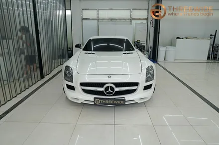 분당 벤츠 SLS, 오래된 PPF 황변이 생겼다면 이런 방법으로!? (#벤츠 #SLS #AMG #PPF제거 #광택 #분당 #판교) / 성남시 수정구 시흥동