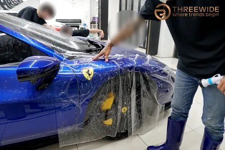 FMK 랩핑 & PPF 공식 지정 센터, 페라리 296 GTS 전체 PPF 시공기 (#외부 #내부 #판교) / 성남시 수정구 시흥동